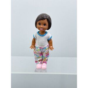 Barbie Kelly Doll In Poppy Kelly Rose Pants & White Top With Pink Shoes
